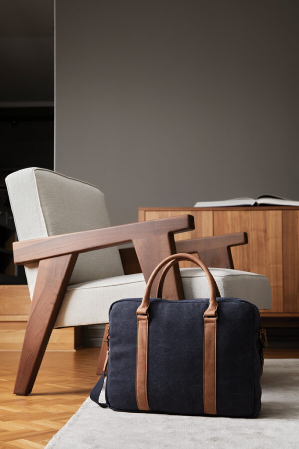 VINGA Bosler Computertasche aus RCS recyceltem Canvas – Bild 7